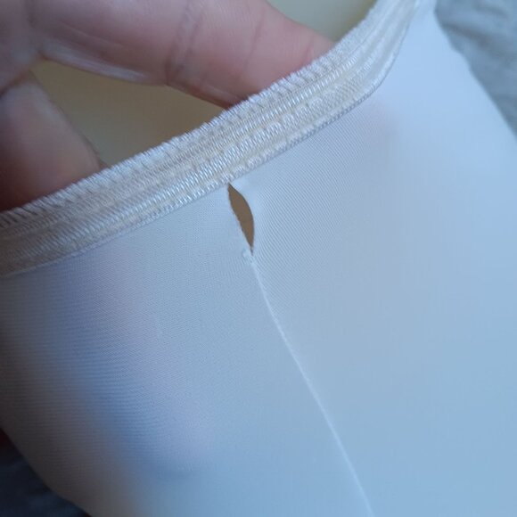 Women's Small Vintage Skirt 1970's White Tiered Chiffon Lace Trimmed - Picture 6 of 7